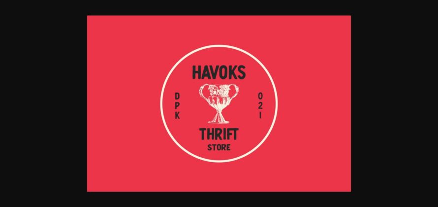 Havoks Font Poster 9