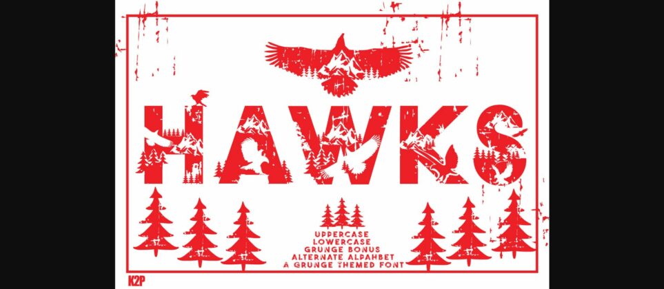 Hawks Font Poster 1