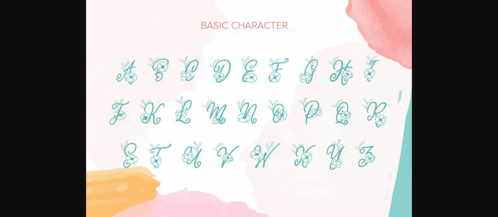 Hayme Monogram Font Poster 7