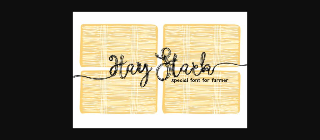 Haystack Font Poster 1