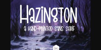 Hazington Font Poster 1