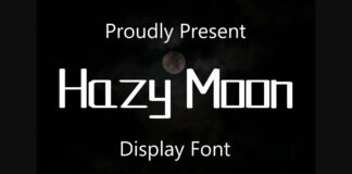Hazy Moon Font Poster 1