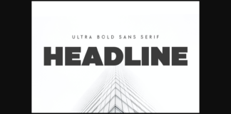 Headline Font Poster 1