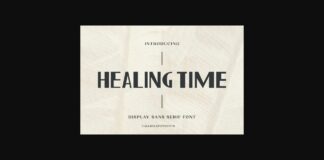 Healing Time Font Poster 1