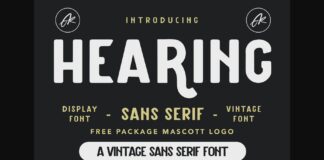 Hearing Font Poster 1