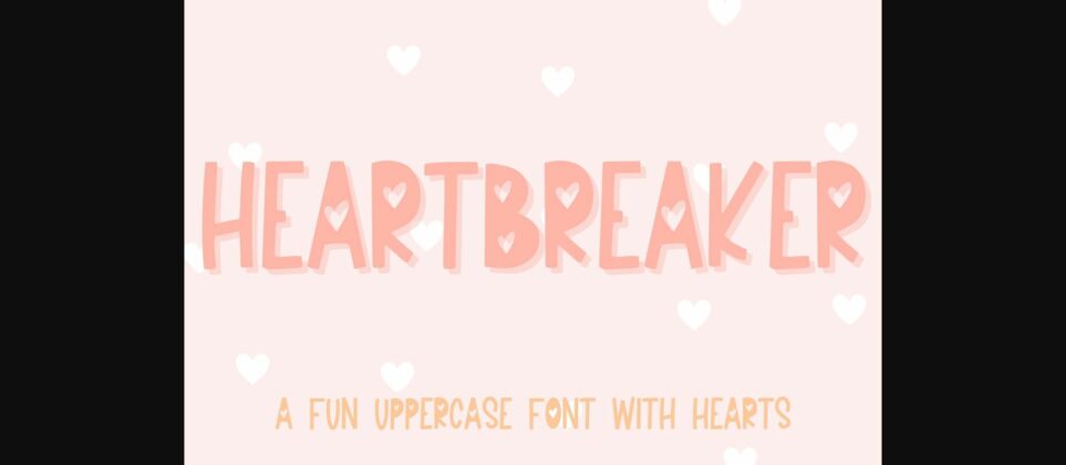 Heartbreaker Font Poster 3