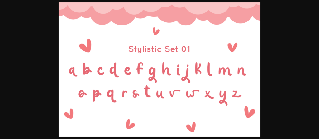 Hearty Chintya Font Poster 8