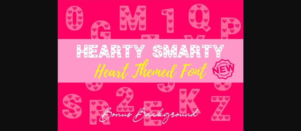 Hearty Smarty Font Poster 1