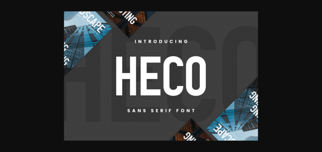 Heco Font Poster 3