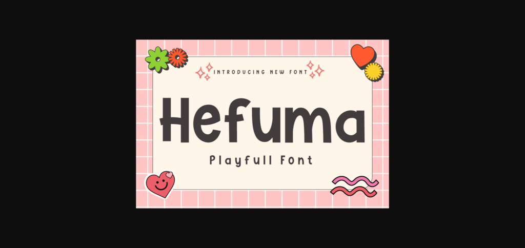 Hefuma Font Poster 3