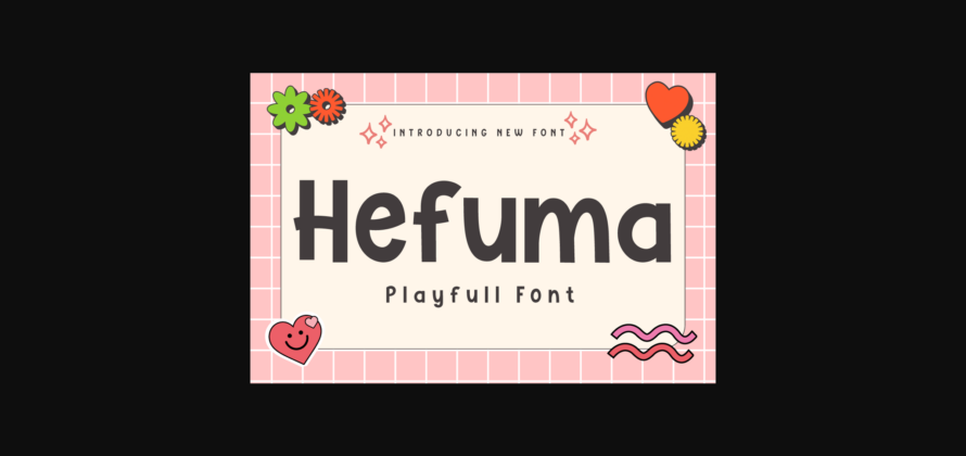 Hefuma Font Poster 3