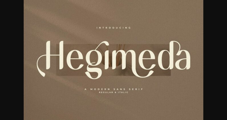 Hegimeda Font Poster 1