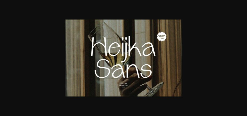 Heijka Sans Font Poster 3