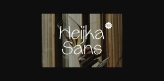 Heijka Sans Font Poster 1