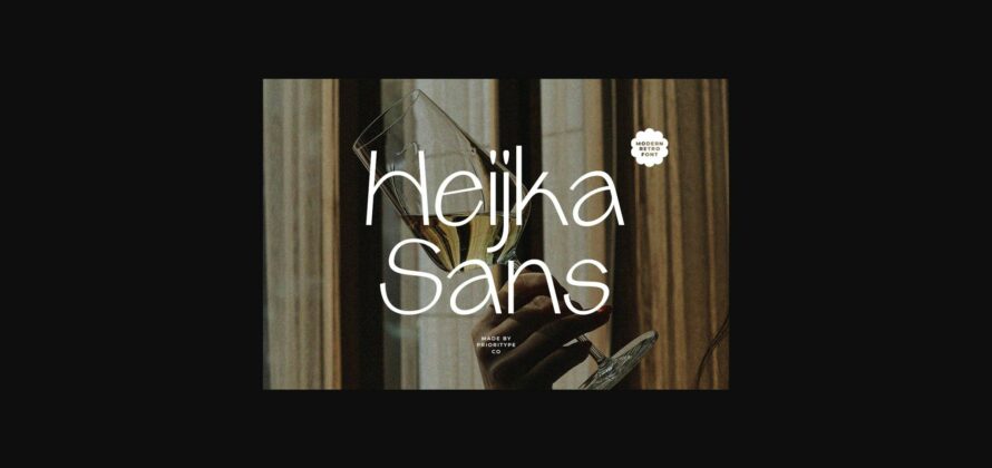 Heijka Sans Font Poster 1