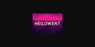 Heilowent Font Poster 1