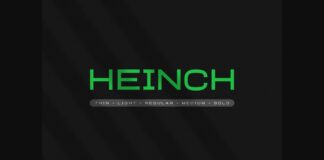 Heinch Font Poster 1