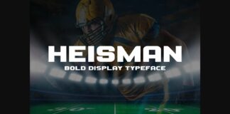 Heisman Font Poster 1