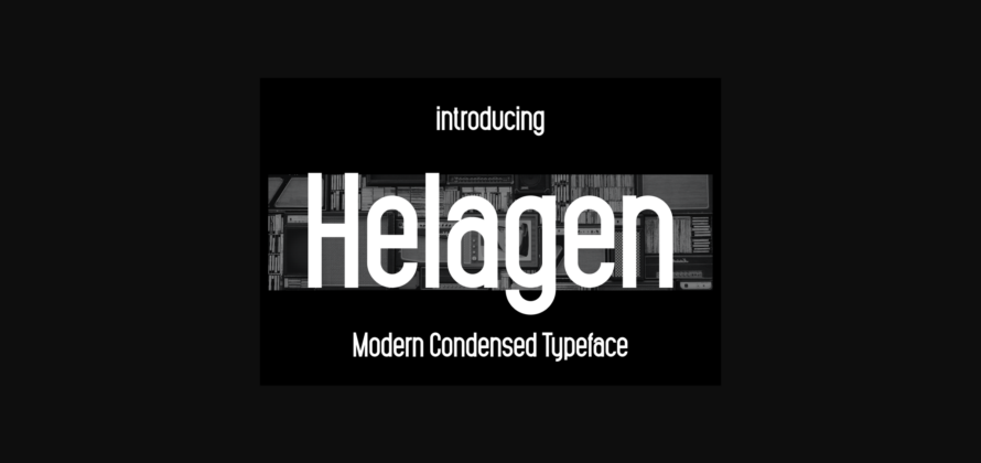 Helagen Font Poster 3