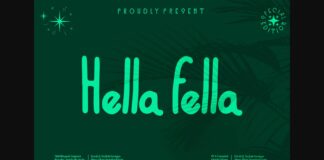 Hella Fella Font Poster 1