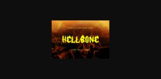 Hellbone Font Poster 1