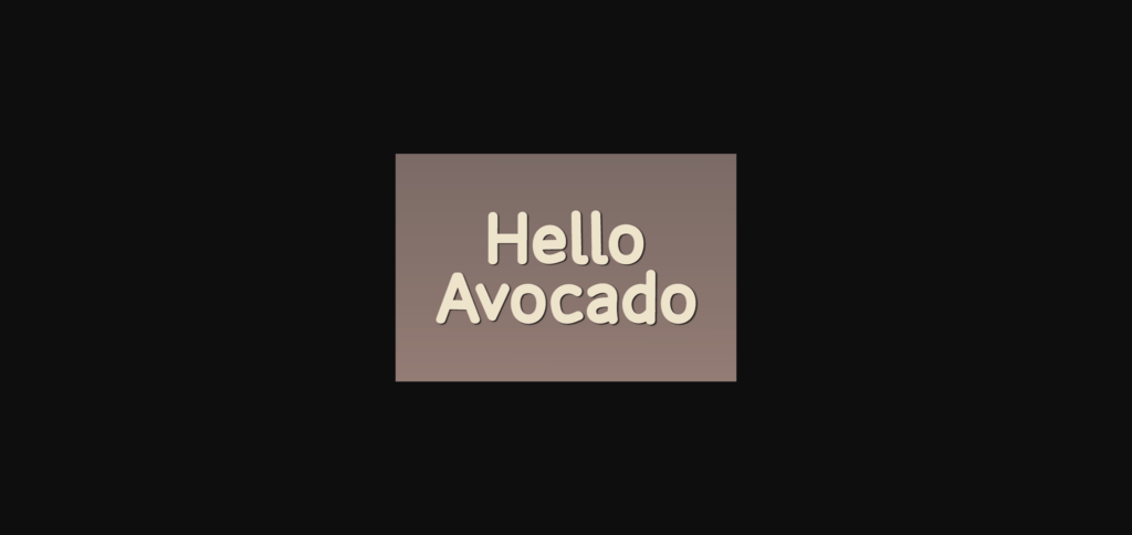 Hello Avocado Font Poster 1