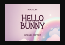 Hello Bunny Poster 1