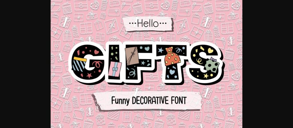 Hello Gifts Font Poster 3