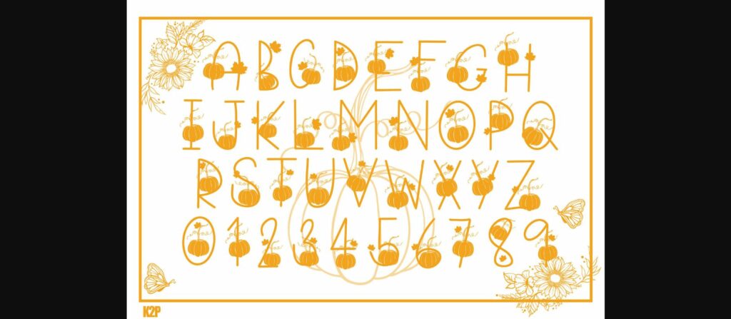 Hello Pumpkin Font Poster 4