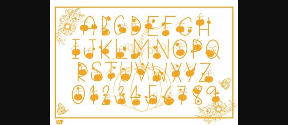 Hello Pumpkin Font Poster 2