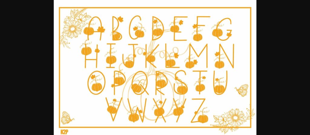 Hello Pumpkin Font Poster 5