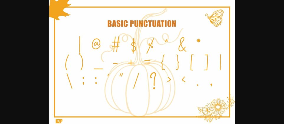 Hello Pumpkin Font Poster 8