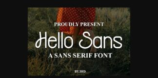 Hello Sans Font Poster 1