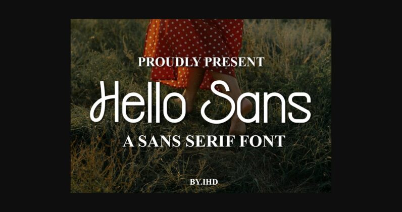 Hello Sans Font Poster 1