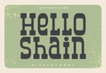 Hello Shain Fonts