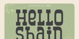 Hello Shain Fonts