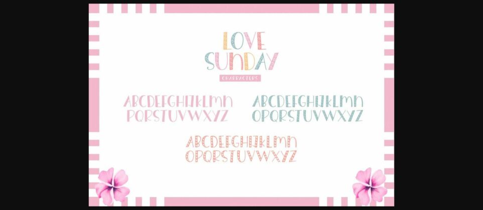 Hello Sunday Font Poster 9