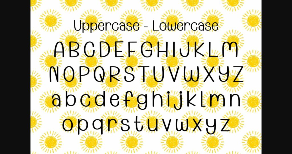 Hello Sunshine Font Poster 5