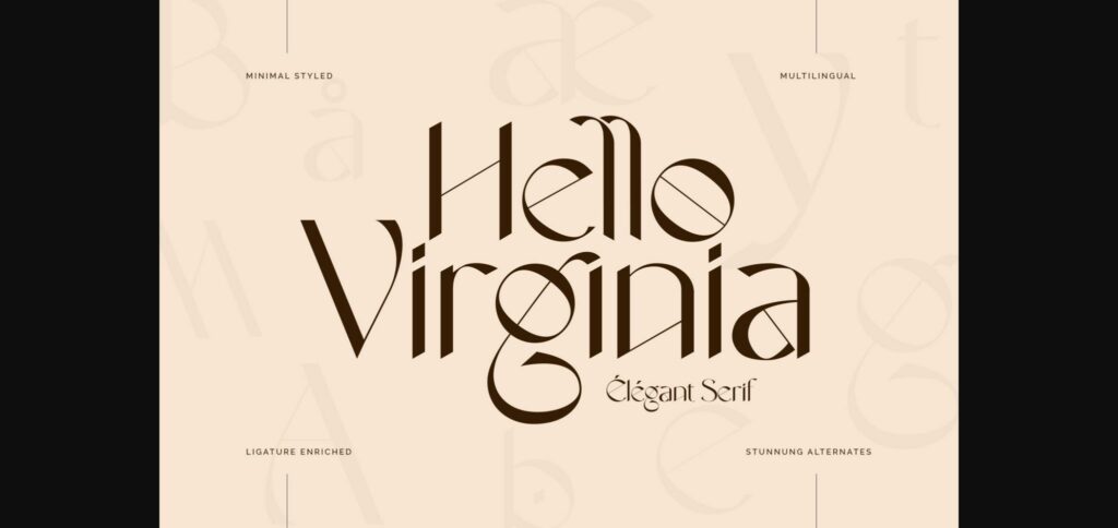 Hello Virginia Font Poster 1