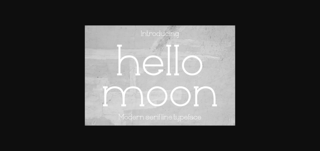 Hellomoon Font Poster 1