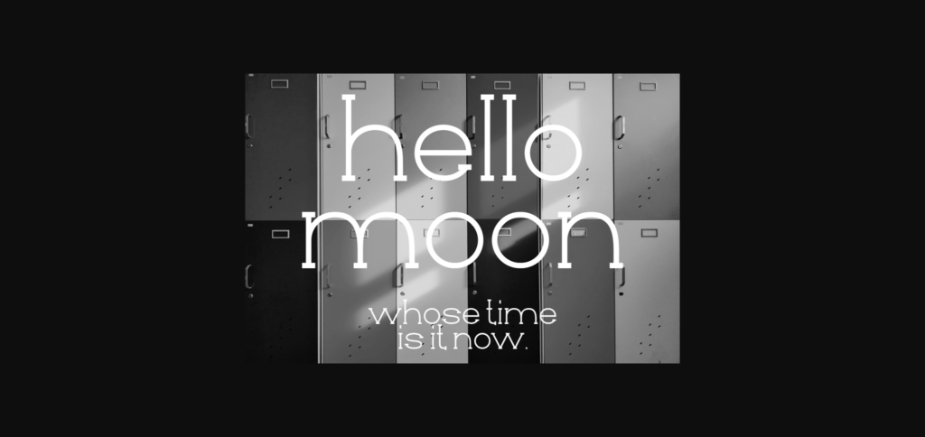 Hellomoon Font Poster 6