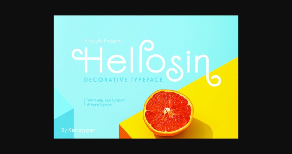 Hellosin Font Poster 3