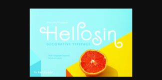 Hellosin Font Poster 1