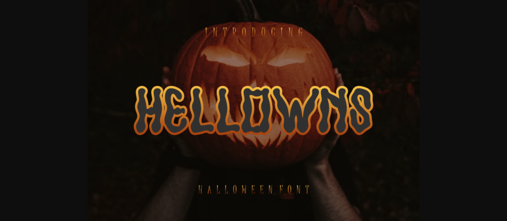 Hellowns Font Poster 3