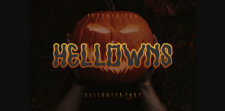 Hellowns Font Poster 1