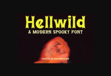 Hellwild Font Poster 1