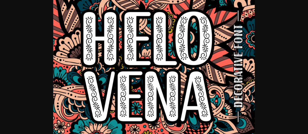 Helo Vena Font Poster 1