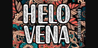 Helo Vena Font Poster 1