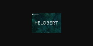 Helobert Font Poster 1