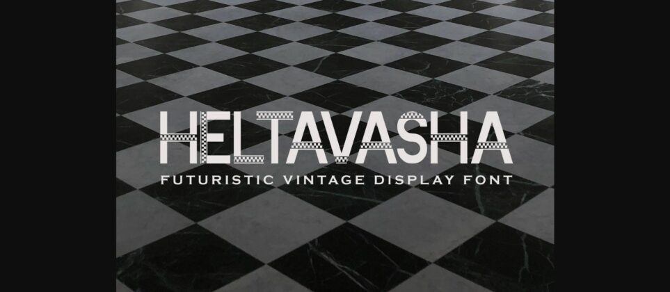 Heltavasha Font Poster 3